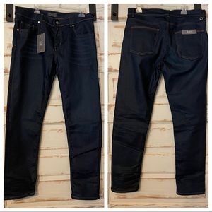Zara Basic Slim Fit Dark Denim Jeans size 36